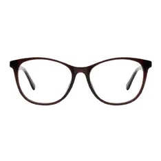 Oval Brown Eyeglasses