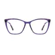 Square Purple Eyeglasses