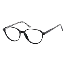 Oval Black Eyeglasses
