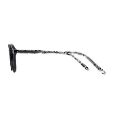 Oval Black Eyeglasses