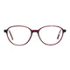 Oval Red Eyeglasses