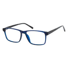 Rectangle Blue Eyeglasses