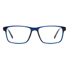 Rectangle Blue Eyeglasses