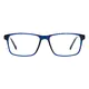 Rectangle Blue Eyeglasses