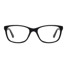 Rectangle Matte Black Eyeglasses