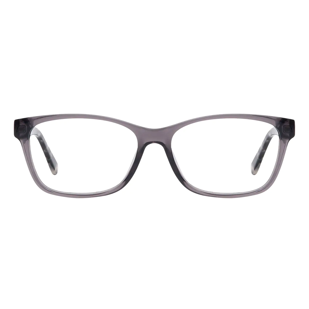 Rectangle Gray Eyeglasses