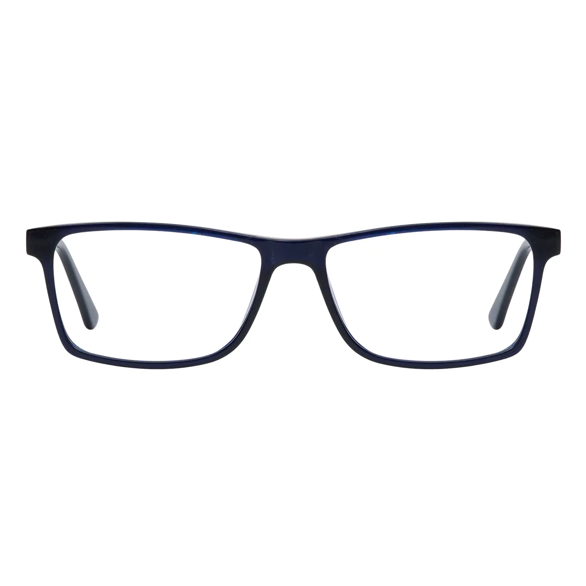 Rectangle Blue Eyeglasses