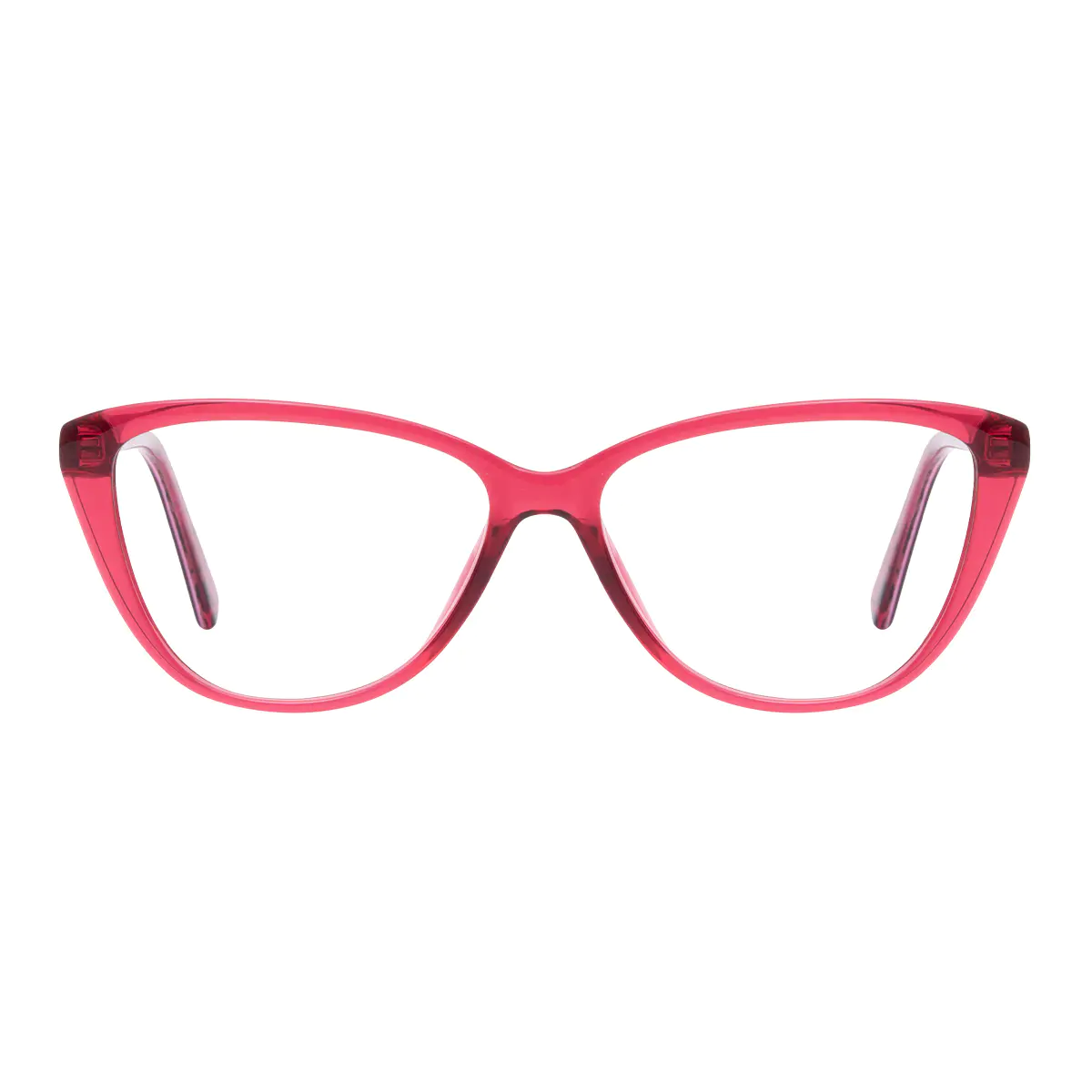 Cat-eye Red Eyeglasses