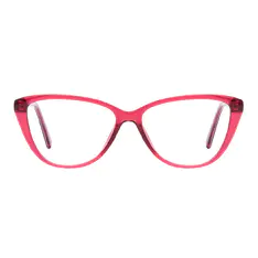 Cat-eye Red Eyeglasses