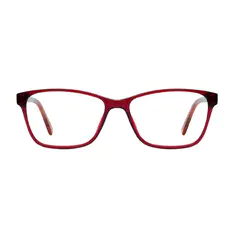 Square Red Eyeglasses