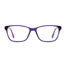 Square Purple Eyeglasses