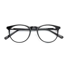 Round Black Eyeglasses
