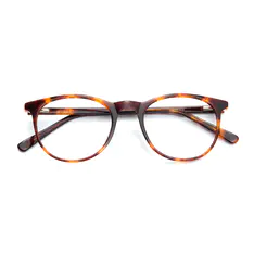 Round Tortoiseshell Eyeglasses