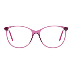 Oval Purple Eyeglasses