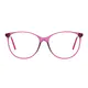 Oval Purple Eyeglasses