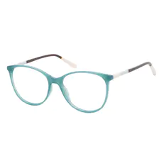 Oval Blue Eyeglasses