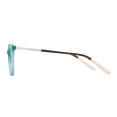 Oval Blue Eyeglasses