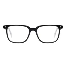 Square Black/White Eyeglasses