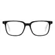 Square Black/White Eyeglasses