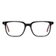 Square Black/Brown Eyeglasses