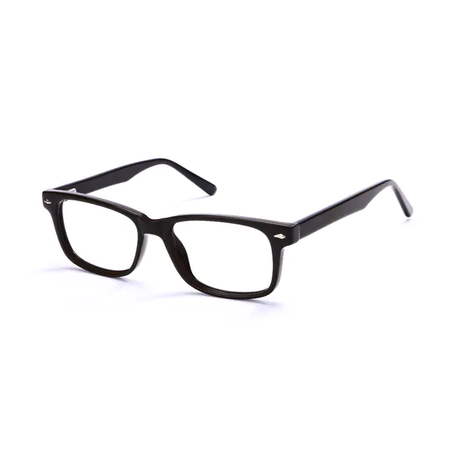 Rectangle Black Eyeglasses