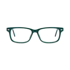 Rectangle Green Eyeglasses