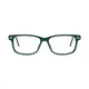Rectangle Green Eyeglasses