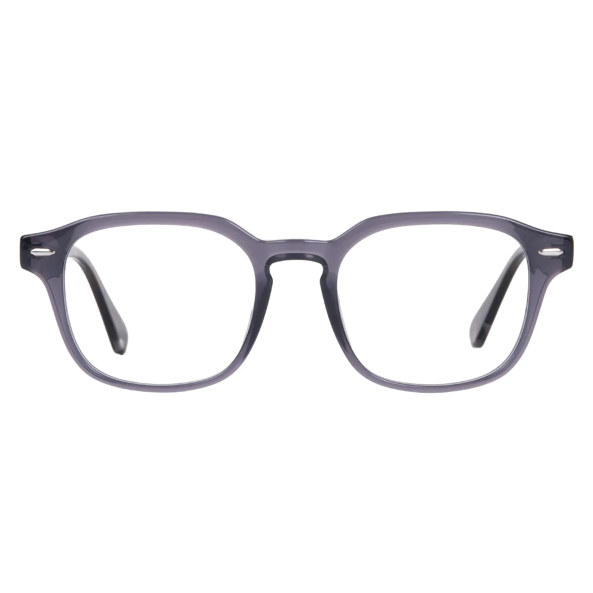 Square Gray Eyeglasses