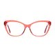 Cat-eye Transparent Red Eyeglasses