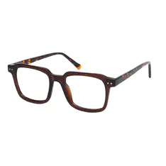 Square Brown Eyeglasses