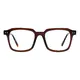 Square Brown Eyeglasses