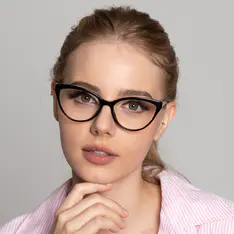 Cat-eye Black Eyeglasses
