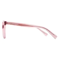 Cat-eye Transparent Pink Eyeglasses