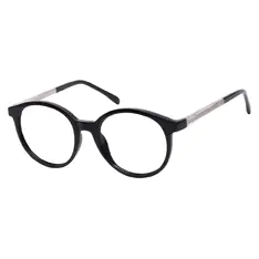 Round Black Eyeglasses