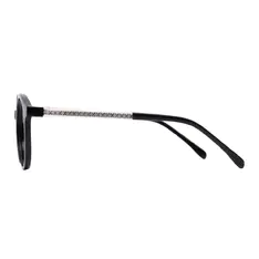 Round Black Eyeglasses
