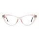 Cat-eye Transparent Pink Eyeglasses