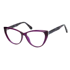 Cat-eye Purple Eyeglasses