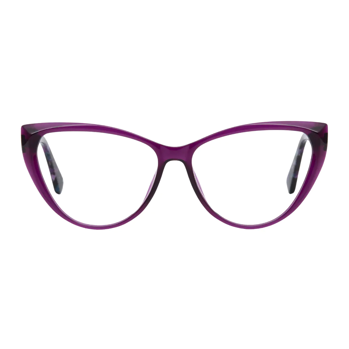 Cat-eye Purple Eyeglasses