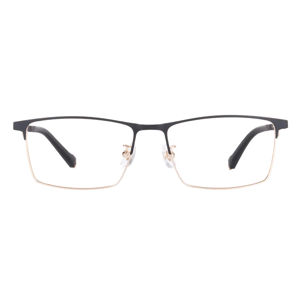Rectangle Black/Gold Eyeglasses