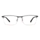 Rectangle Black/Gold Eyeglasses