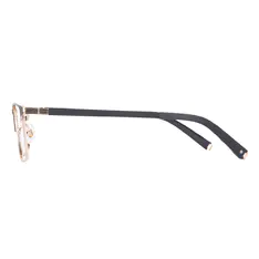 Rectangle Black/Gold Eyeglasses