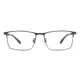 Rectangle Gray Eyeglasses