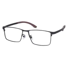 Rectangle Black/Brown Eyeglasses