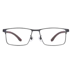 Rectangle Black/Brown Eyeglasses