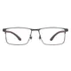 Rectangle Black/Brown Eyeglasses