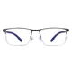 Rectangle Black/Blue Eyeglasses