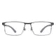 Rectangle Black/Gray Eyeglasses