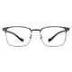 Rectangle Black/Gray Eyeglasses