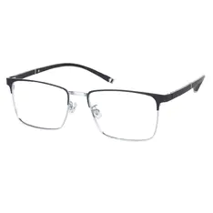 Rectangle Black/Silver Eyeglasses