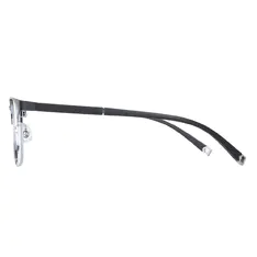 Rectangle Black/Silver Eyeglasses